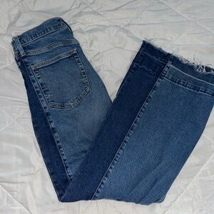 GAP wide leg high waisted jeans - High Rise stride size 28